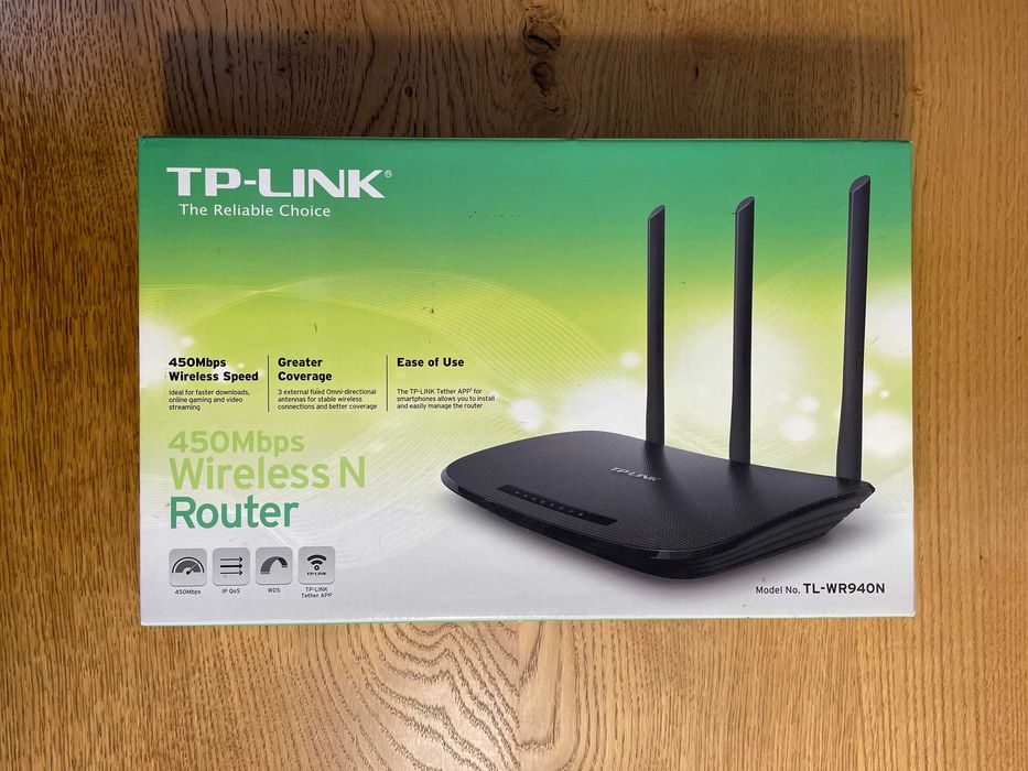 Router TP-Link TL-WR940N – Wireless N 450 Mbps