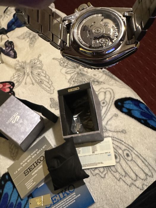 Vând ceas Seiko Nou transparent Automatic adus din Swis