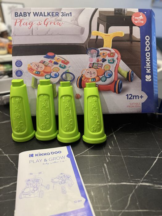 Проходилка уокър 2 в 1 Kikka Boo Play & Grow