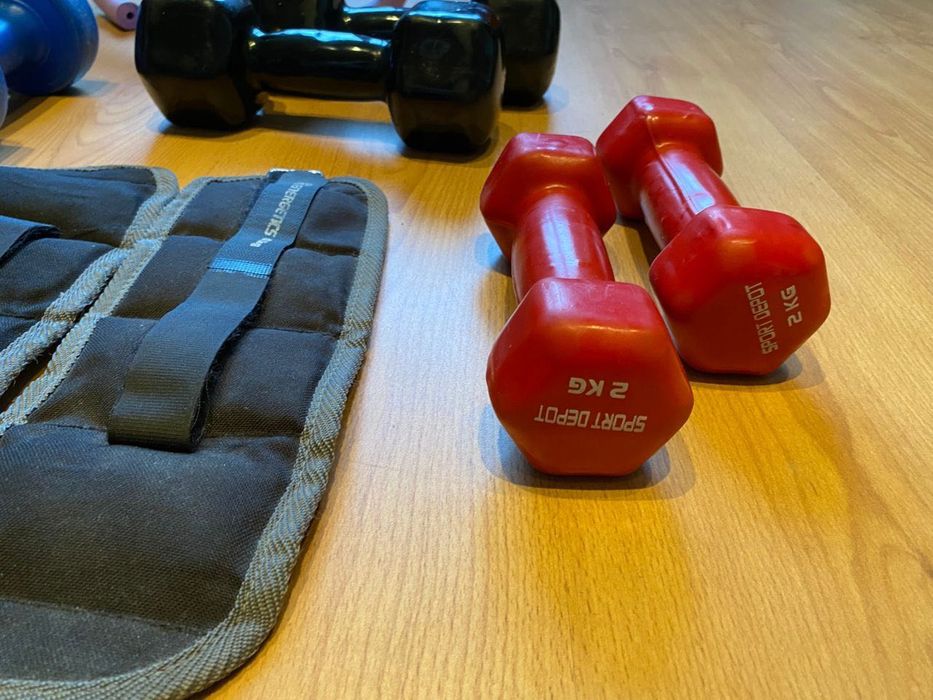 Гири + тежести за глезени/ръце – комплект