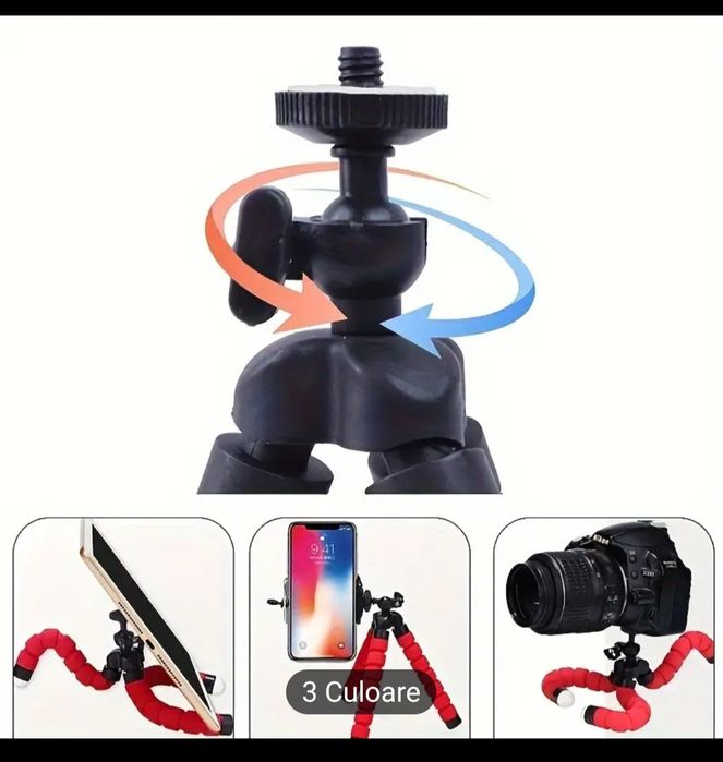 Suport pentru telefon mobil octopus potrivit pentru orice loc