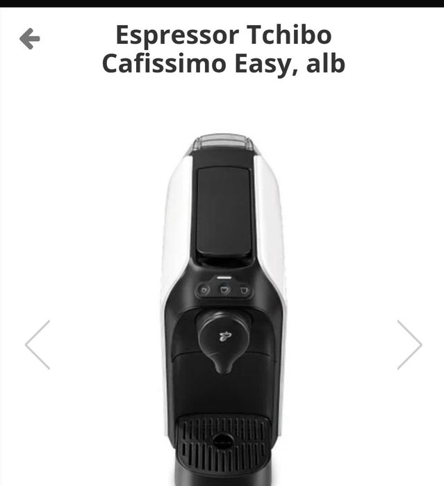 Espressor Tchibo Cafissimo Easy, alb