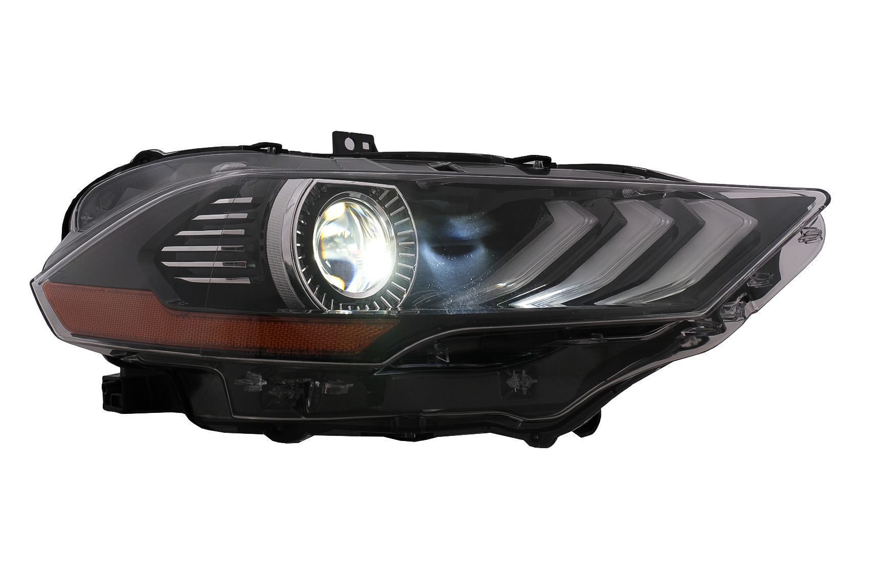 Faruri LED compatibil cu Ford Mustang Facelift (2018-2023) Negru Semna