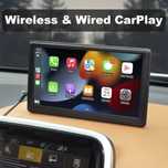 Мултимедия 7 инча carplay android auto монитор универсална медия