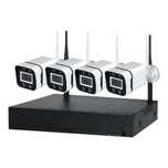 Kit supraveghere 4 camere wi-fi, NVR, aplicatie mobila