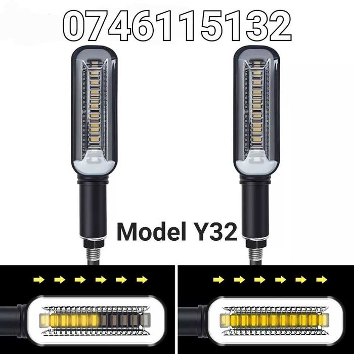 Moto Motocicleta Atv Scuter-Semnalizare-Semnalizari LED Dinamice-Y32
