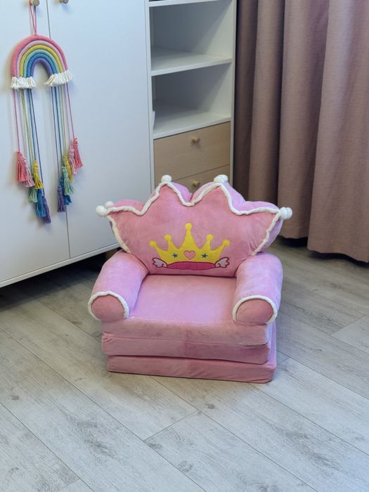 Детское кресло кресло для девочки принцессы