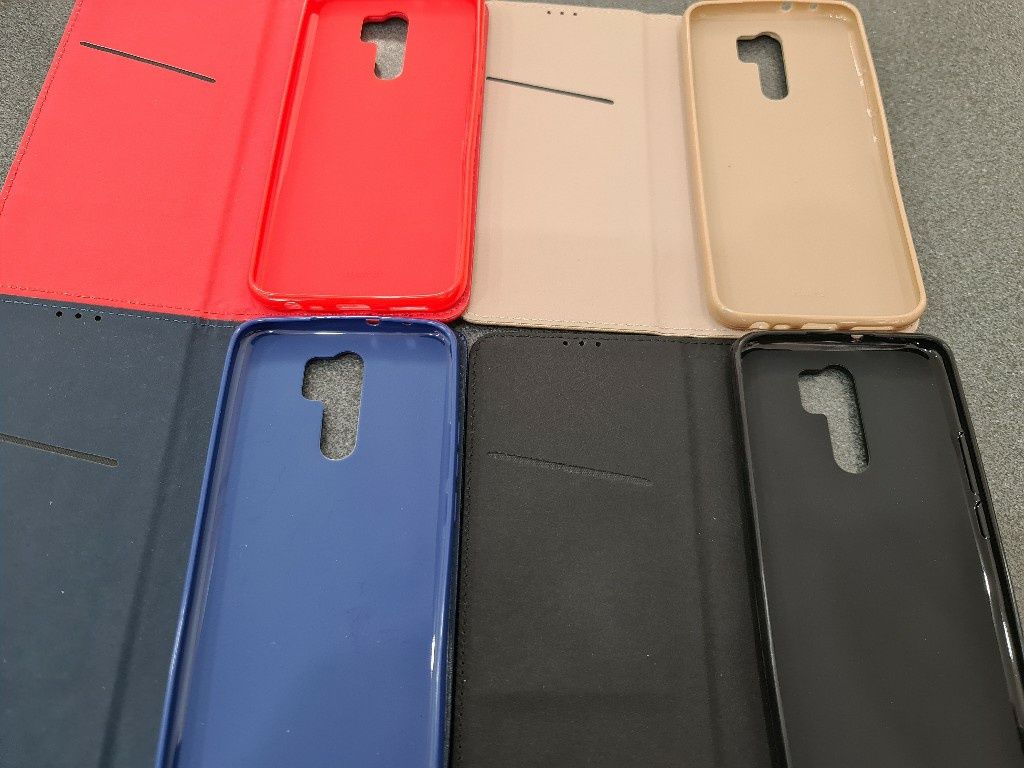 Xiaomi Redmi 9A,Redmi 9C,Redmi 10A,Redmi 9 тефтер със силиконово легло