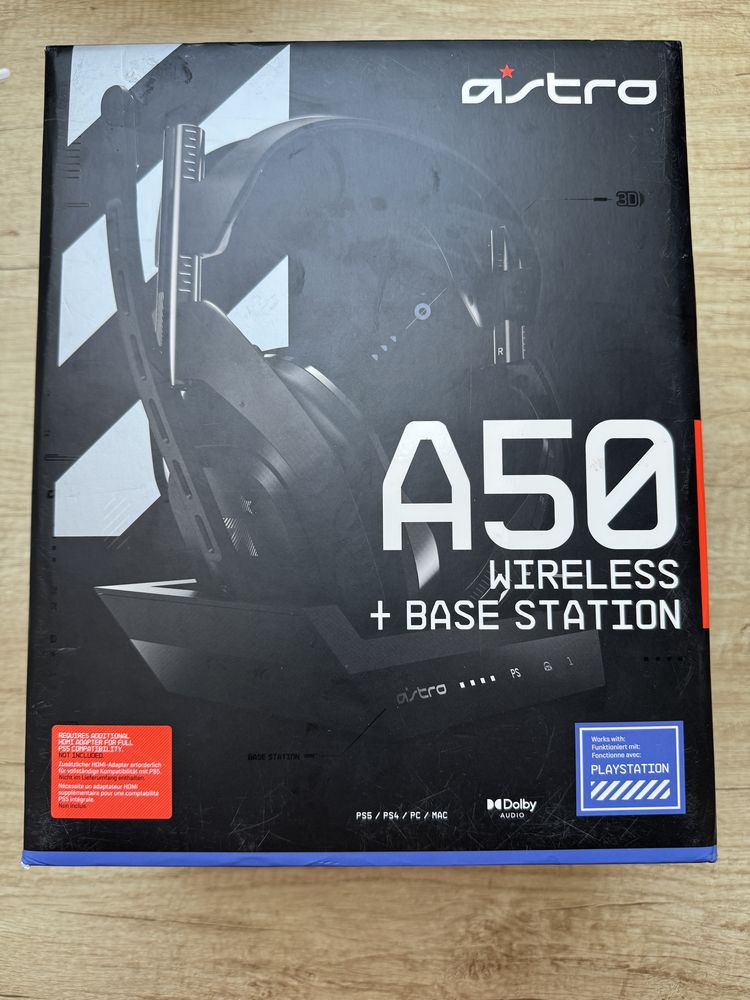 Astro A50 Wireless + Base Station за PS5/PS4/PC/Mac – Нови