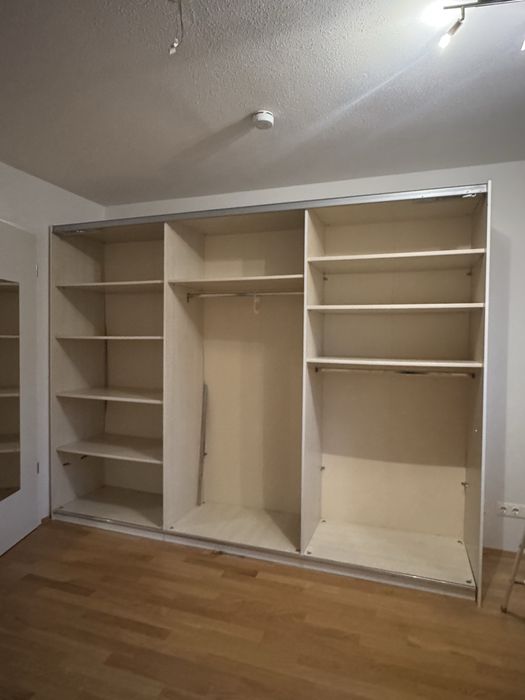 Dressing/Dulap 300/220/70 cm 2 usi culisante alb mat