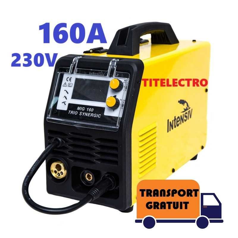 Aparat sudura MIG 160 Trio Synergic + butelie PLINA corgon + reductor