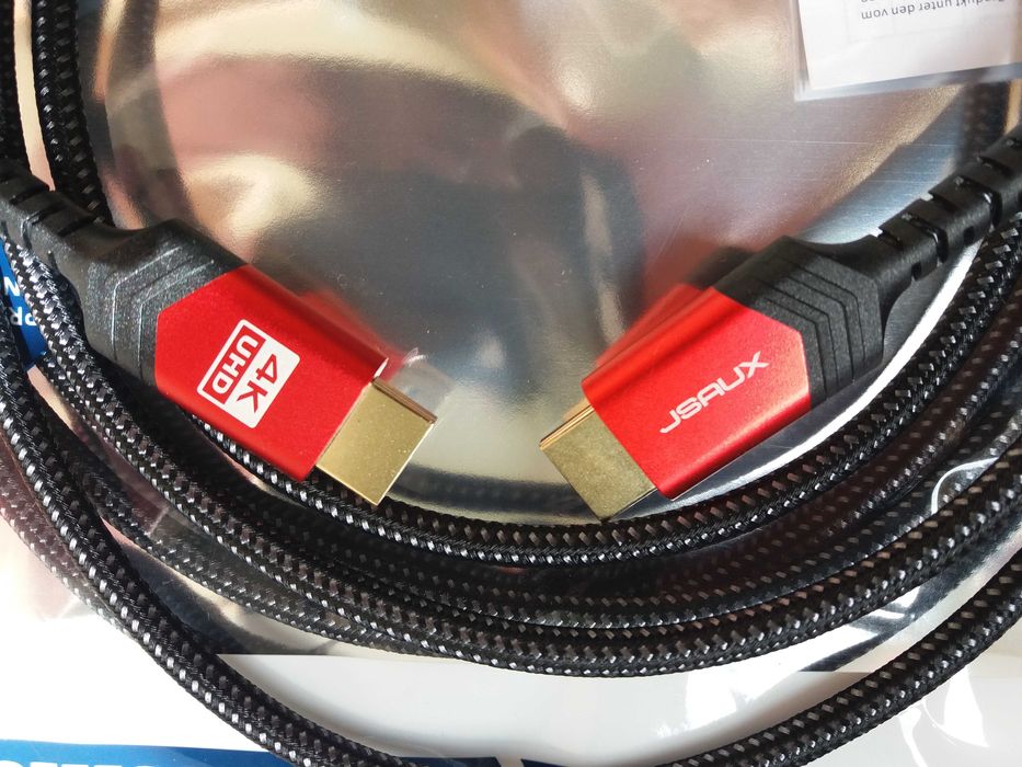 Cablu HDMI 2m panzat JSAUX 4K special la conectarea receptoarelor hd