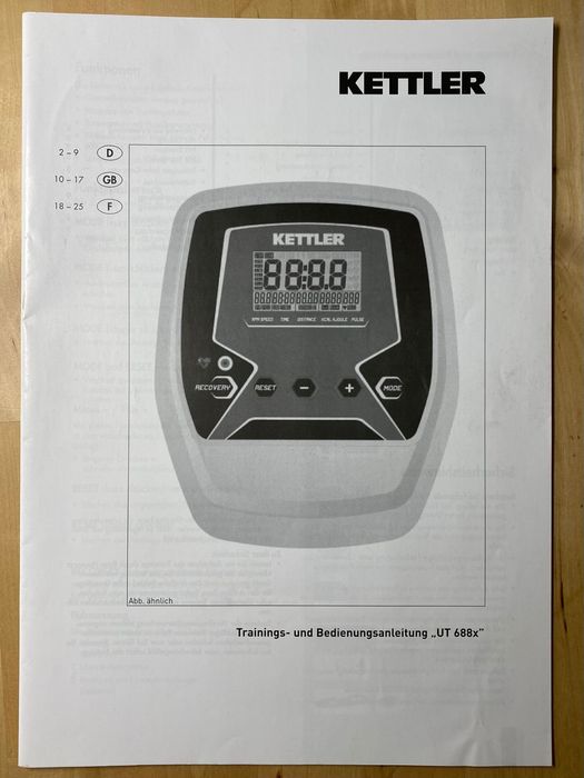 Bicicleta fitness Kettler AXOS Avior M