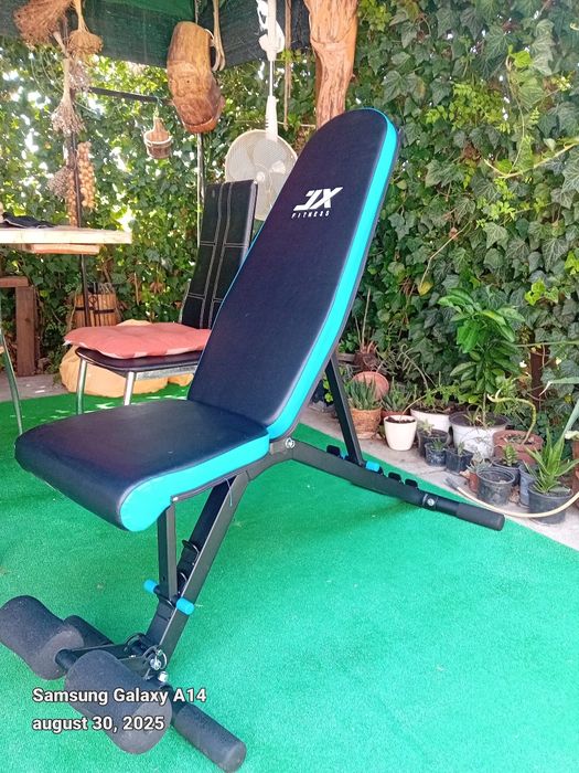 Banca de exercitii multifunctionala Fitness pentru bicepsi, spate, pic