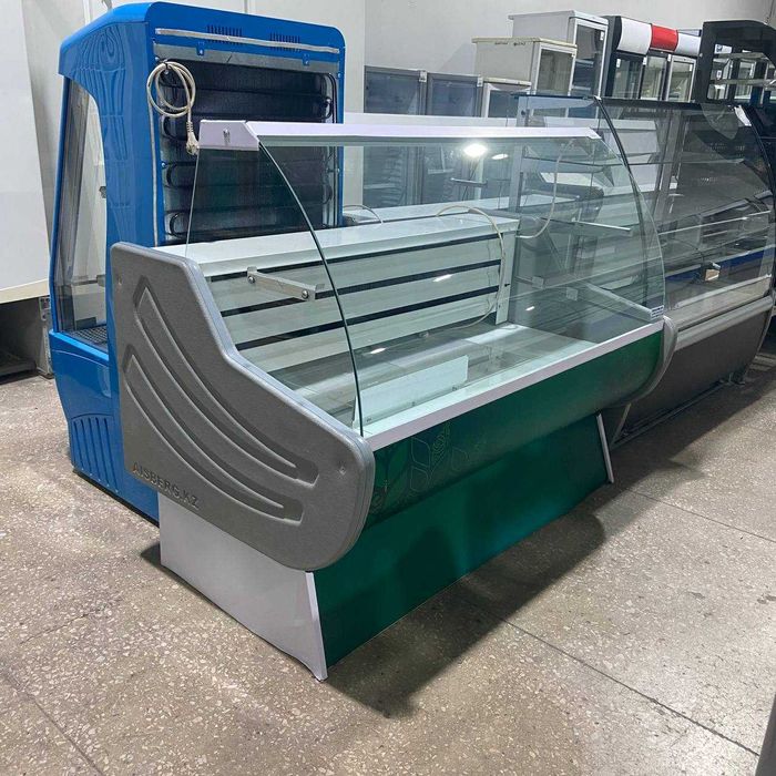 Холодильная витрина БУ 1.5м под колбасы, сыры, молочку. Гарантия!