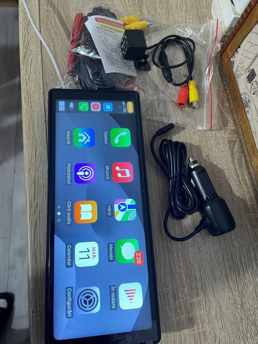 VENBES CarPlay si Android Auto + camera de spate