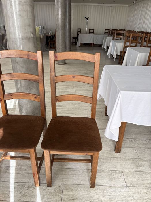 Дървени столове за ресторант , градина