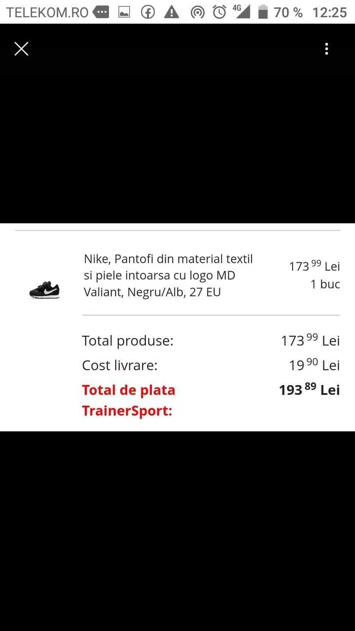 Trening Nike nou si adidasi copii