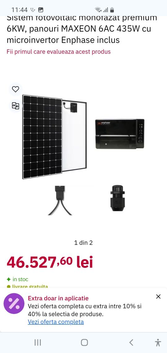 Noul Kit iq8+ lq8+ complet panouri solare RECOM cu mini micro inverto