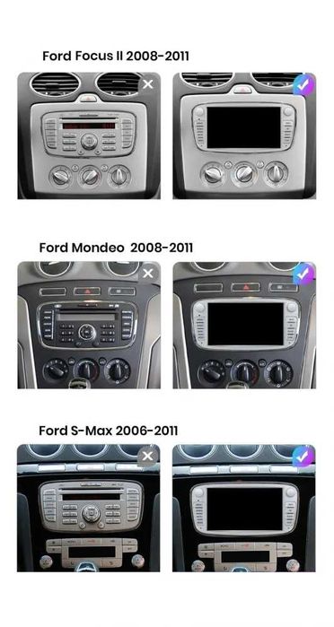 Navigatie Android Dedicata Ford , Carplay Android Auto , Youtube Waze