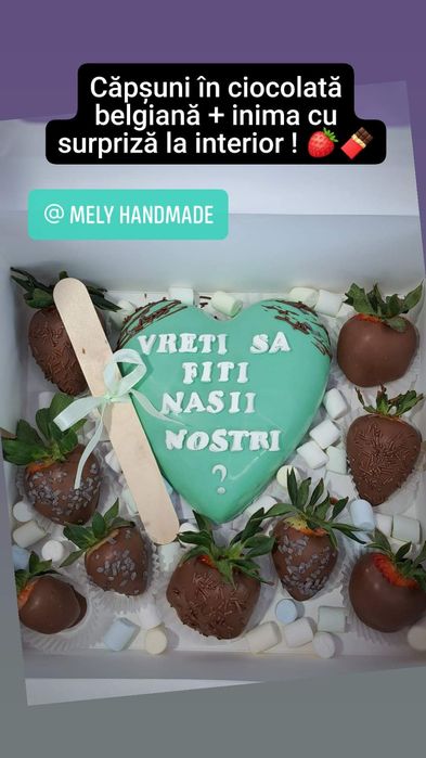 Căpșuni în Ciocolată belgiană /ciocolata dubai