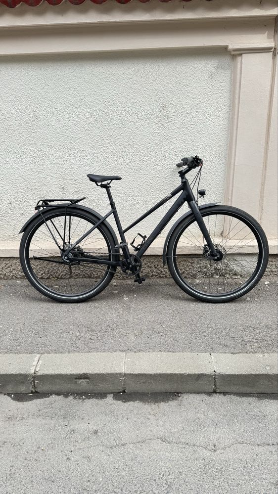 Bicicleta CUBE TRAVEL PRO trapeze black teak