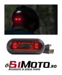 Lampa spate led casca  stop moto ATV scuter bicicleta