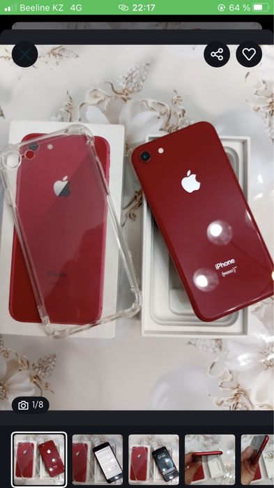 Iphone 8 red 64 gb