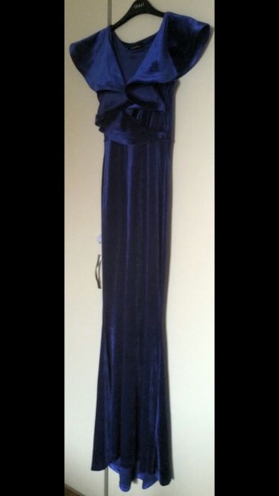 Rochie lunga catifea