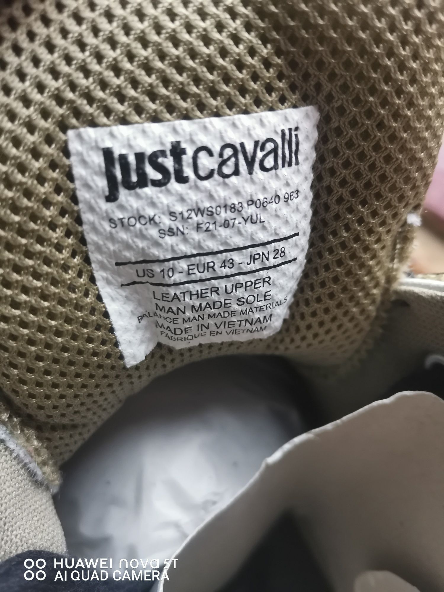 Sneakers just cavalli. Originali.