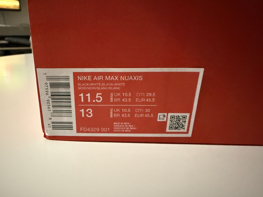 Nike Air Max Nuaxis 45.5