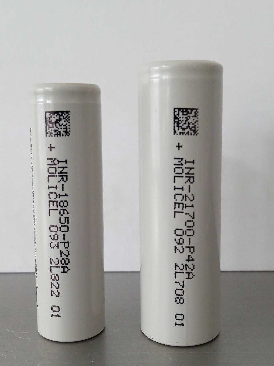 Baterii reincarcabile Molicel INR 18650 P28A, INR 21700 P42A