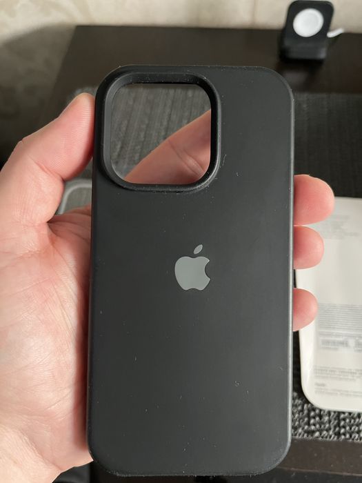 Husa pentru Apple iPhone 14 Pro, Silicon, Neagra