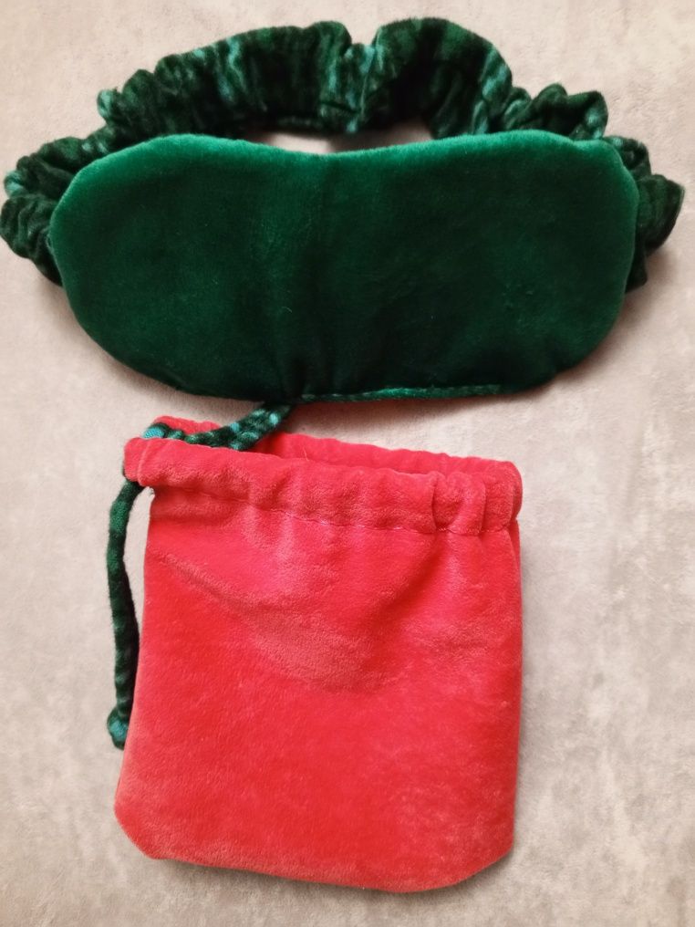Двухсторонняя маска для сна в подарочном мешочке