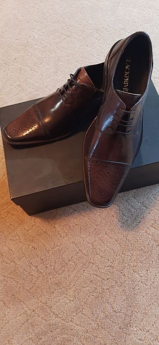 LOT Pantofi bărbați,sub gleznă,la gleznă,integral piele naturală maro