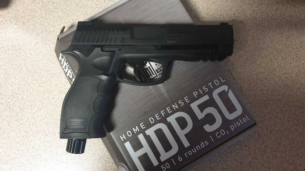 Pistol Airsoft HDP.50 Bile de CAUCIUC Putere 18jouli=>Co2