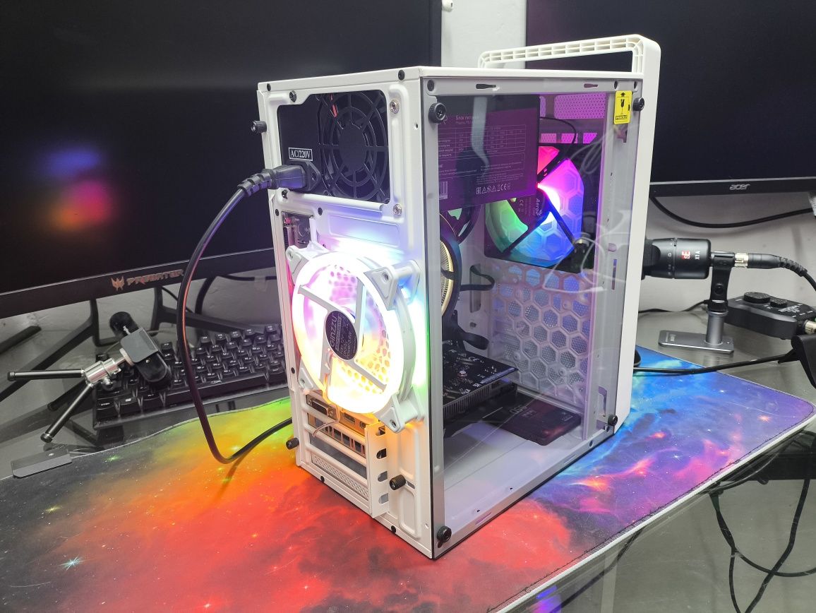 Игровой ПК(компьютер) Intel 8100/DDR4 8Gb/1650GTX/m2/SSD/500w/win 10.