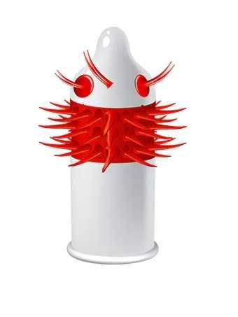 Prezervativ latex cu tepi