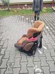 Scaun auto  isofix + inaltator