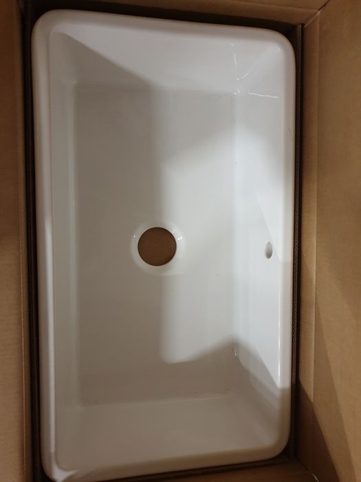 Vand chiuveta ceramica alba NOUA pentru bucatarie Farmhouse Germania