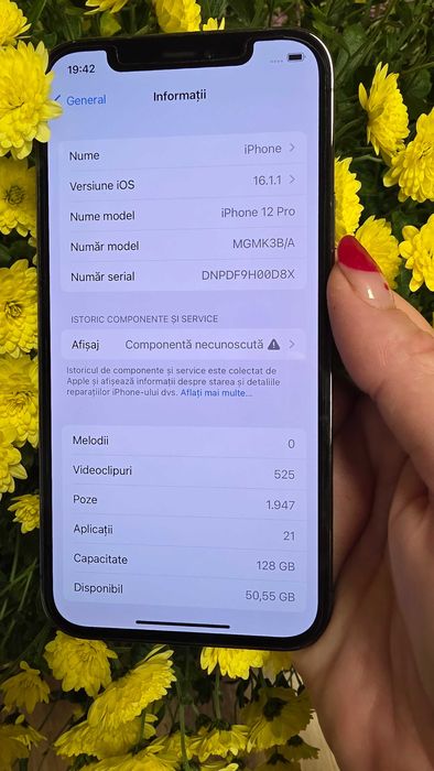 iPhone 12 PRO I 128Gb I husa si protectie incluse - IMPECABIL
