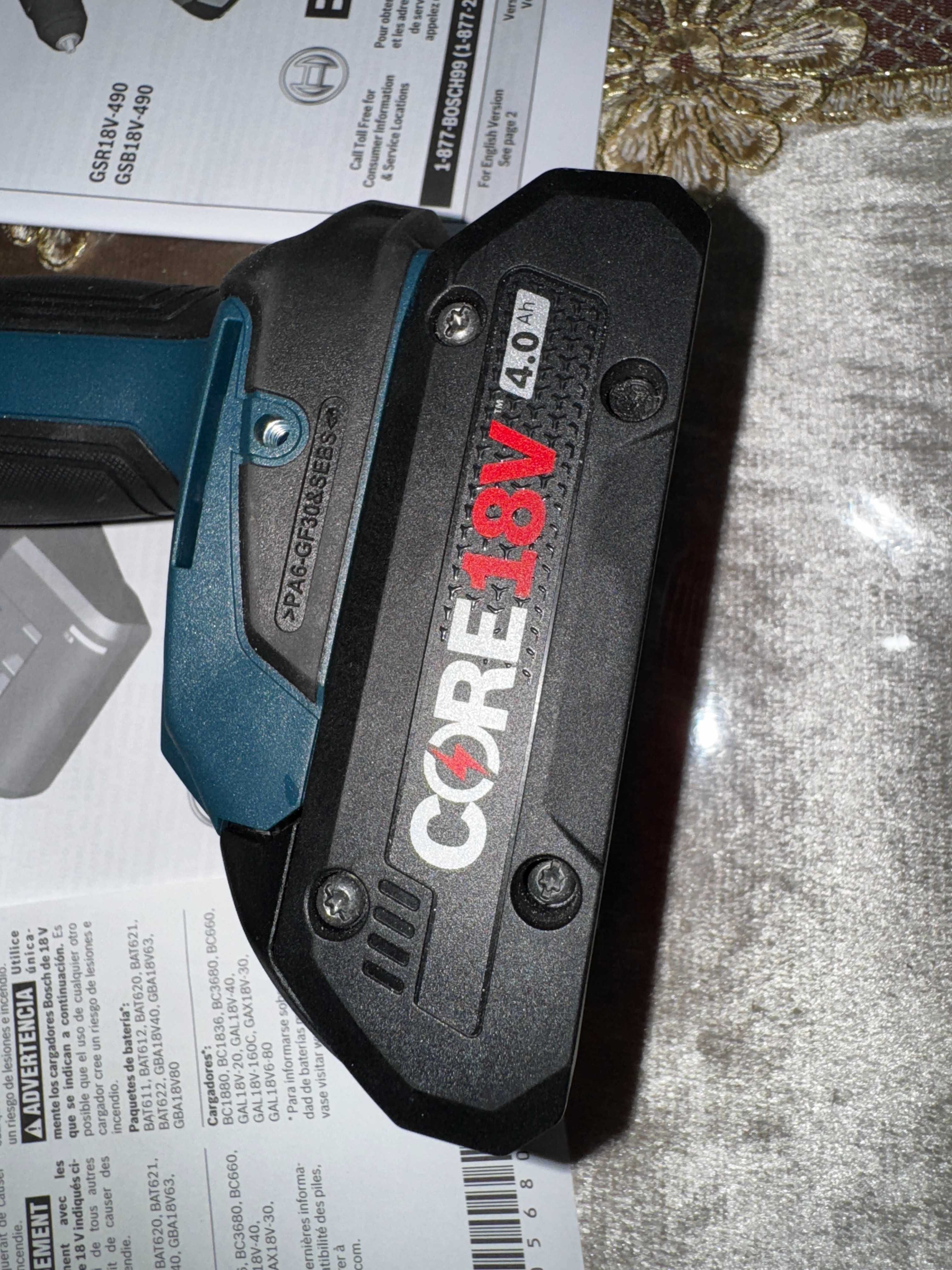Bosch Оригинал шуруповерт/гайковерт/перефаратор GDX18V-210, GSB 18V-50