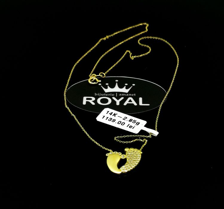 Bijuteria Royal lant din aur 14k 2.85 gr