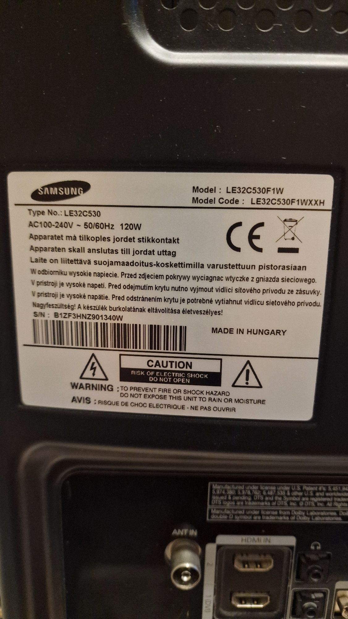 Televizor SAMSUNG full hd 80 cm