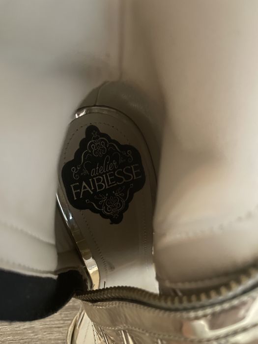 Cizme  peste Genunchi Gladiator Aurii 40 Atelier Faiblesse