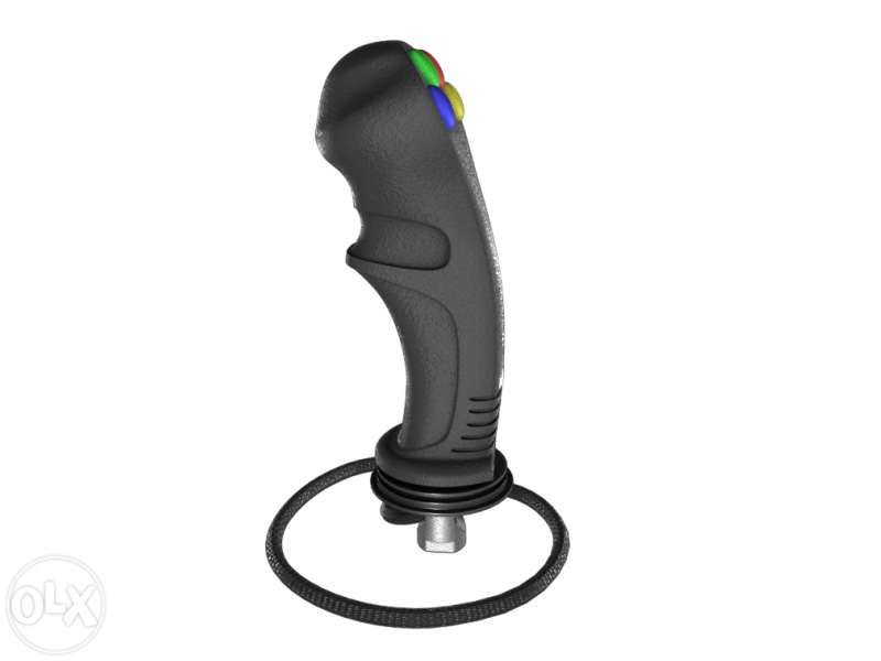 Joystick electromecanic 4 butoane pentru distribuitor hidraulic