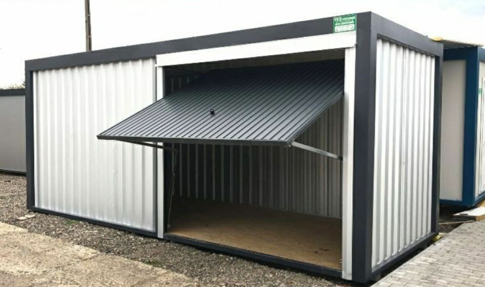 Garaje metalice din containere modulare