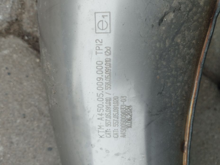 Глушитель (резонатор) KTM A450 от мотоцикла
