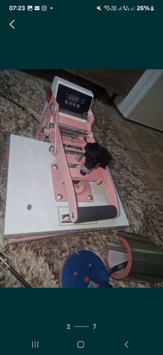 Prese termice inscripționat tricouri etc