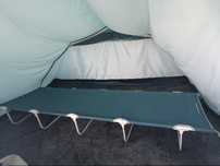 Pat camping Basic 60 cm 1 persoană - produs resigilat (nou) Decathlon